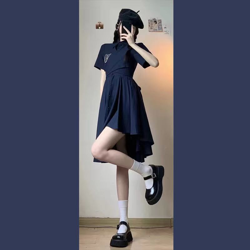 Đầm Thun polo Phong Cách Pháp Thời Trang Mùa Hè Mới