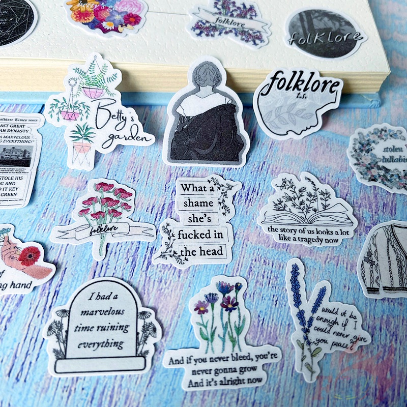 Bộ 40 miếng dán trang trí album ảnh taylor Swift Q-2 mini DIY