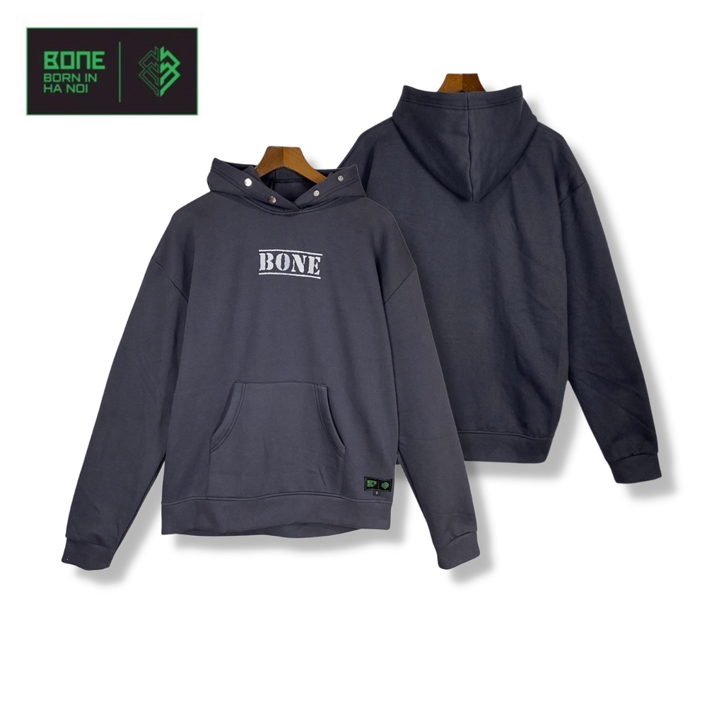Áo hoodie local brand chính hãng unisex form rộng Bone Basic