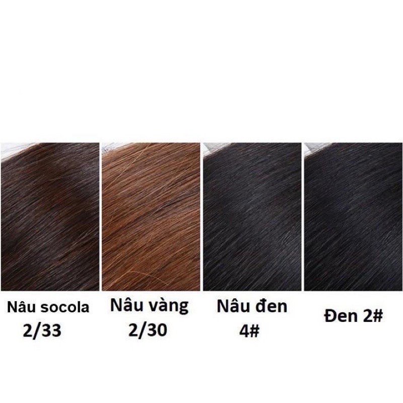 Tóc giả nữ kẹp ❤️FREESHIP❤️ Tóc giả kẹp phím phồng hai bên