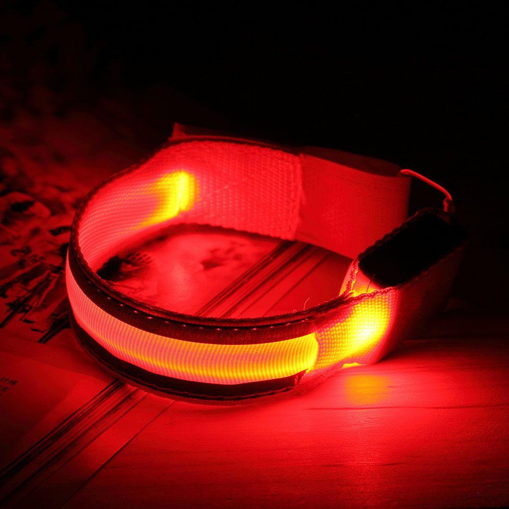 Băng Đeo Cánh Tay / Chân Gắn Đèn LED Phát Sáng Phong Cách Thể Thao An Toàn