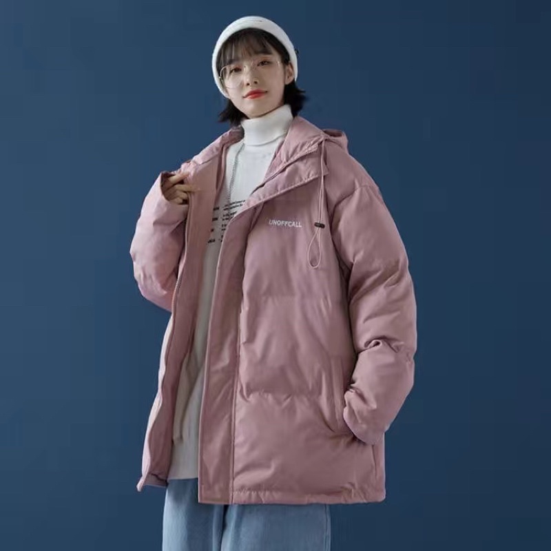 Áo phao có mũ nhiều màu sắc unisex nam nữ phong cách bao ấm