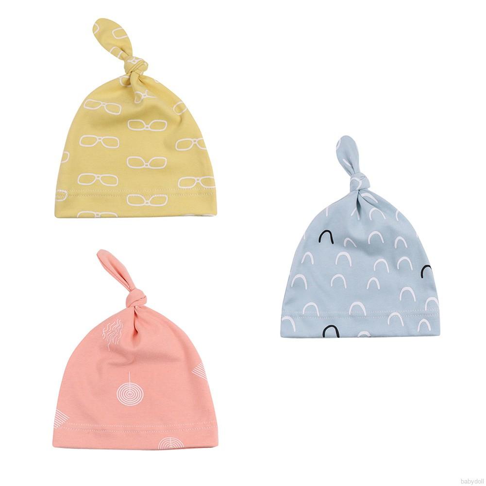 Mũ Cotton Một Lớp Mỏng Cho Bé Sơ Sinh 0-1 Tuổi