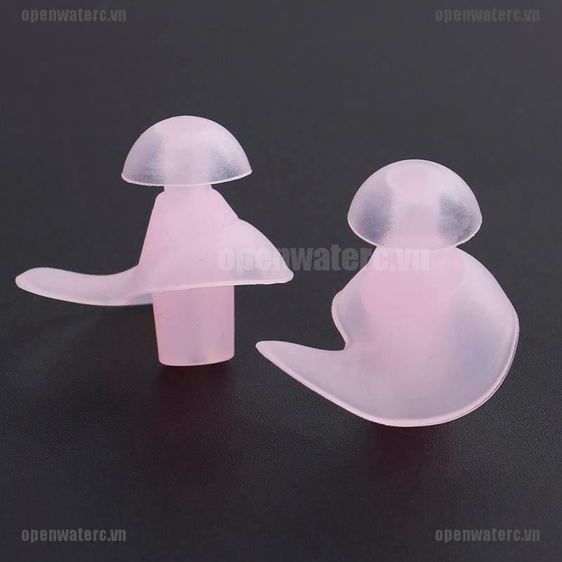 Nút Bịt Tai Chống Ồn Bằng Silicon Mềm Có Thể Tái Sử Dụng Khi Bơi Lội
