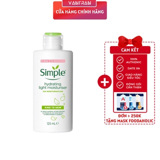 Sữa Dưỡng Da Simple Kind To Skin Hydrating Light Moisturiser 125ml