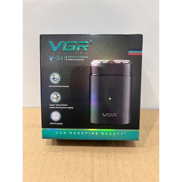 máy cạo râu mini công suất lớn VGR V341 sạc usb tiện lợi
