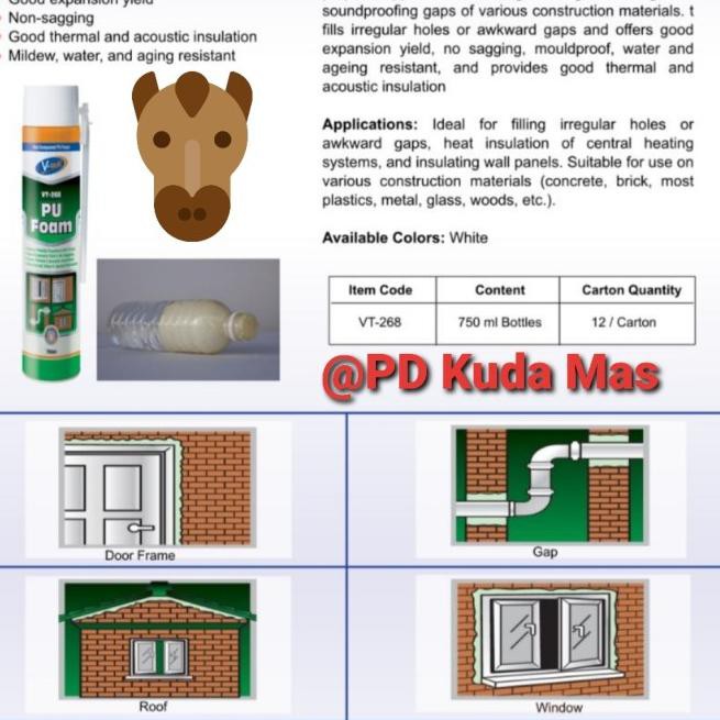 Ống Bọt Xốp Polyurethane Dung Tích 750 ml