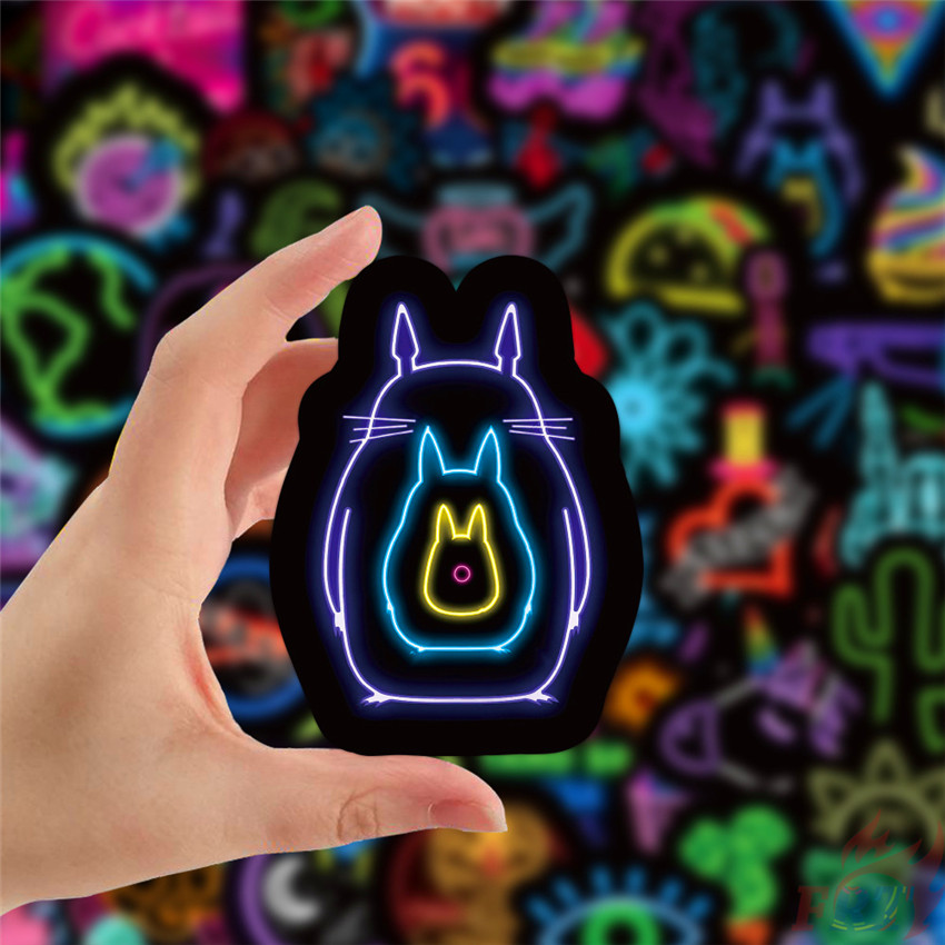 ❉ Neon Color ：VSCO Style - Series 01 JMD Cool Harajuku Graffiti Stickers ❉ 50Pcs/Set Waterproof DIY Fashion Decals Doodle Stickers