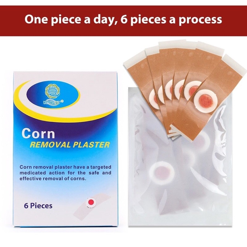 Miếng Dán Mụn Cóc Corn plaster KangDi Fobe - hộp 6 miếng