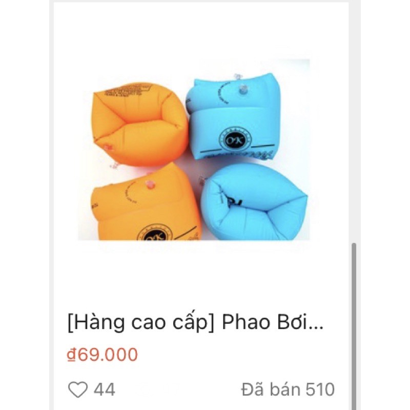 [XẢ HÀNG] Phao tay dùng được cho cả trẻ em và người lớn