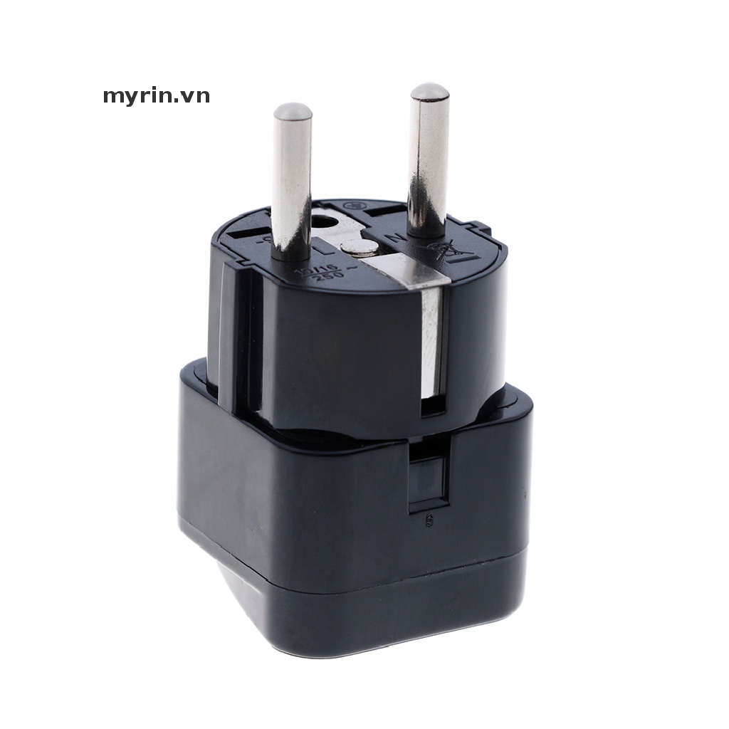 Phích Cắm Chuyển Đổi Từ 1 Sang 2 Cổng Cắm 5mm UK / US / EU / AU 2 / 3 Chấu Tiện Dụng