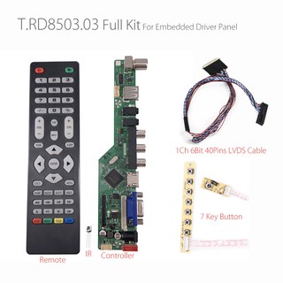 Combo T.RD8503.03 cho màn laptop Led 14.0 15.6 1366x768 40 pin thông dụng