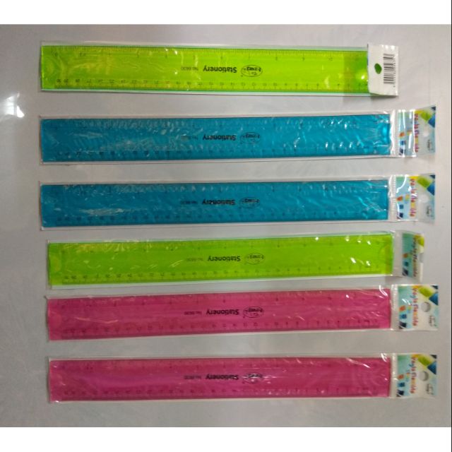 24 thước kẻ dẻo 30cm Flexible Ruler đẹp