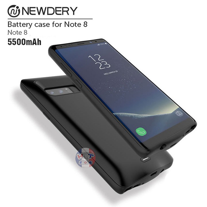 Ốp lưng kiêm pin sạc dự phòng Newdery 5500mah cho Samsung Note 8