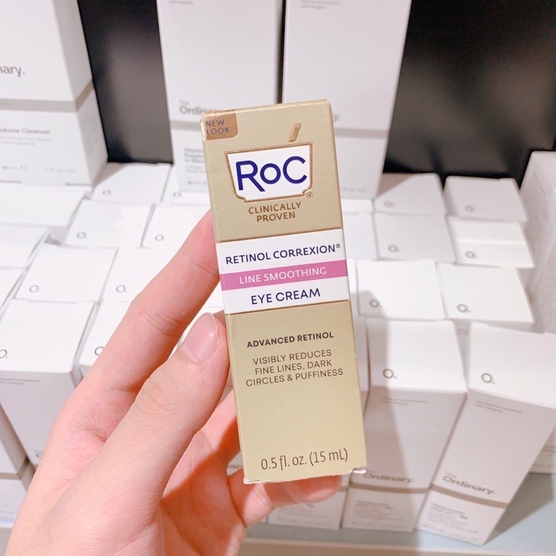 Kem mắt chống nhăn mờ thâm siêu đỉnh ROC Retinol Correxion eye cream