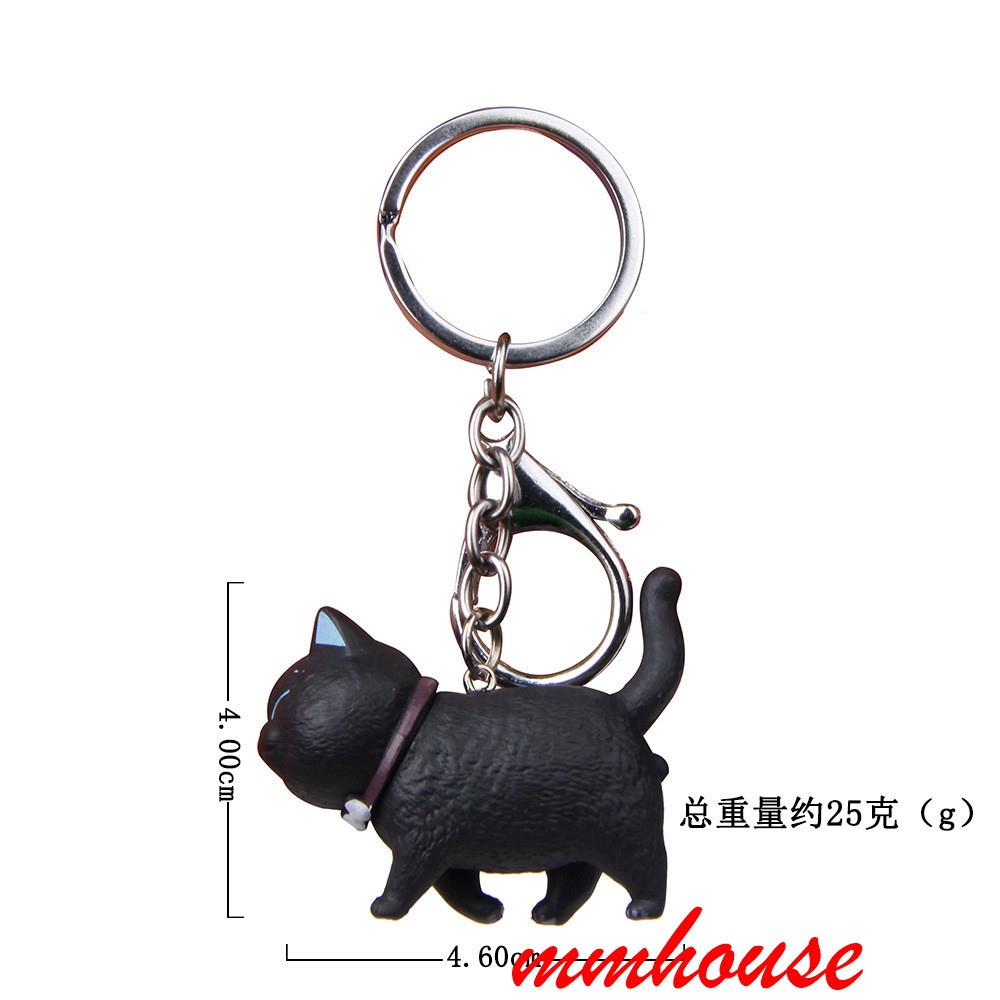 Móc khóa hình dạng mèo dễ thương xinh xắn