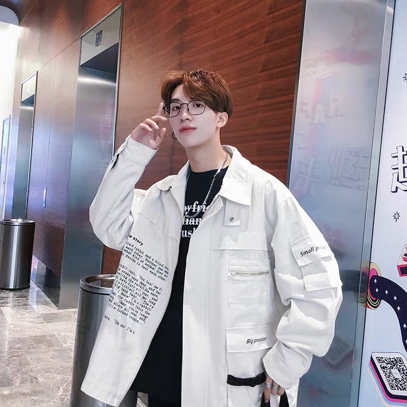 Áo khoác cardigan kaki túi hộp unisex Dây Kéo nam nữ ulzzang Wind | BigBuy360 - bigbuy360.vn