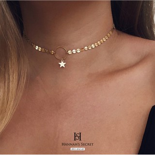Choker hợp kim dây mảnh xinh xắn