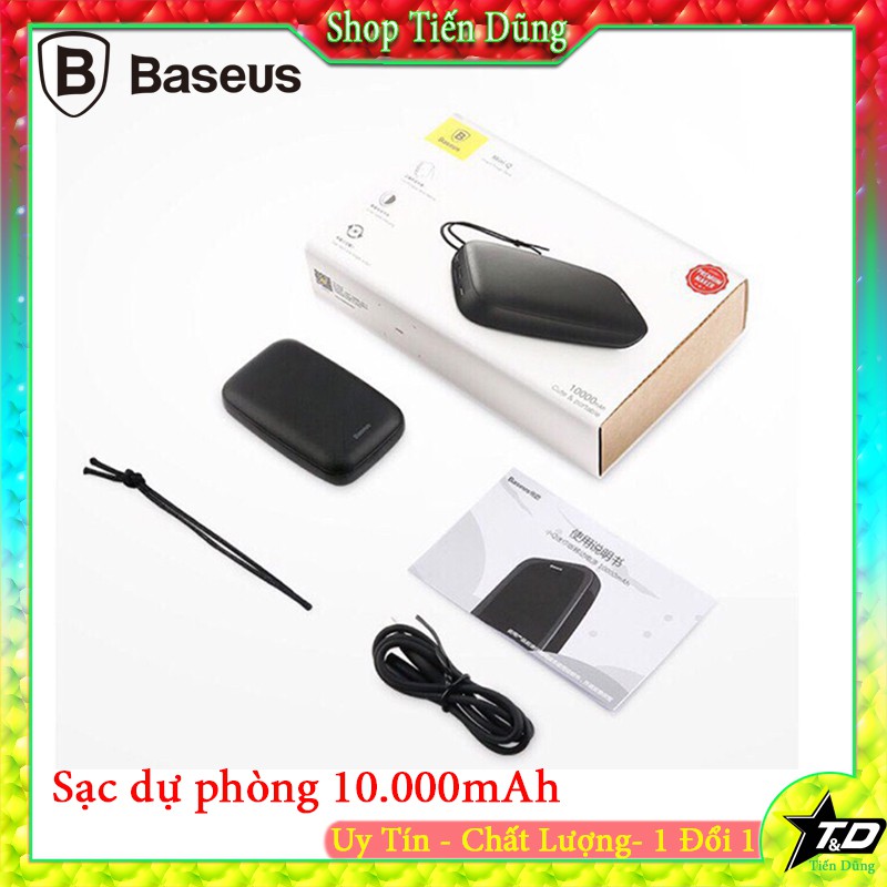 Pin Sạc dự phòng Baseus M25 dung lượng 10,000mAh /3.7V Li-Polymer Sạc nhỏ gọn kèm dây đeo