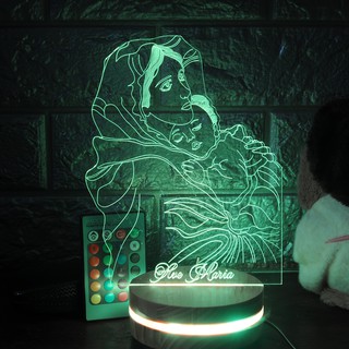 Đèn led 3D AVE MARIA