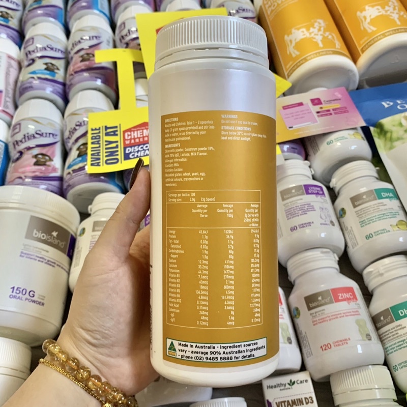 Sữa bò non Healthy Care Colostrum Milk Powder 300g