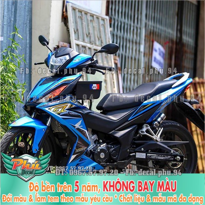 Tem rời Winner GTR xanh dương (P) -1