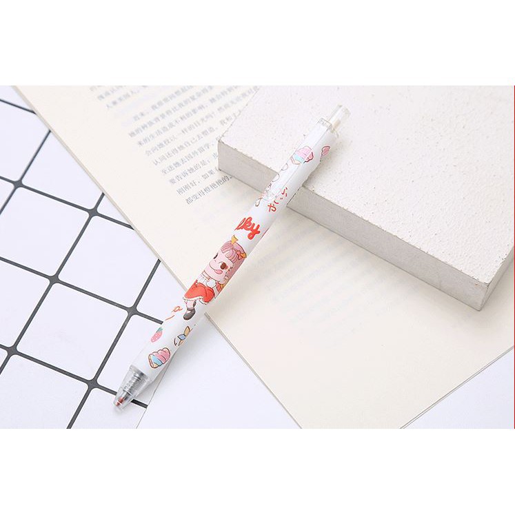 Bút Gel Mực Đen Fujiya ngòi 0.5mm hình Kute ngộ nghĩnh H114