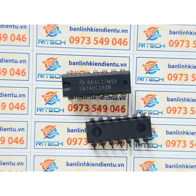 [Combo 5 chiếc] SN74HC393N 74HC393 IC Số DIP-14