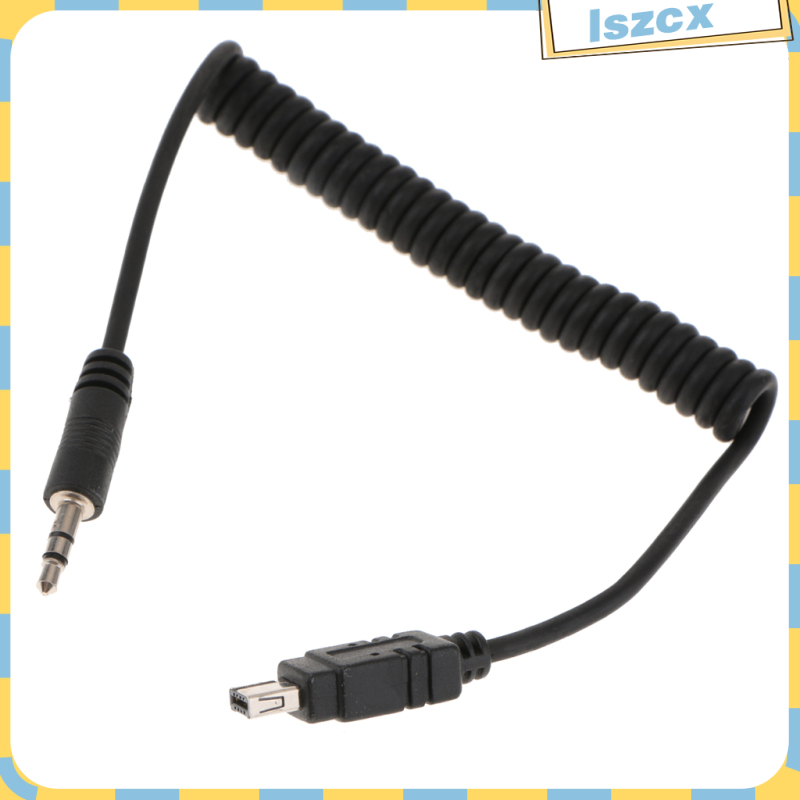 3.5mm to MC-DC2 N3 Remote Shutter Release Connecting Cord Cable for Nikon D7000,D5100,D5000,D3200,D3100,D90