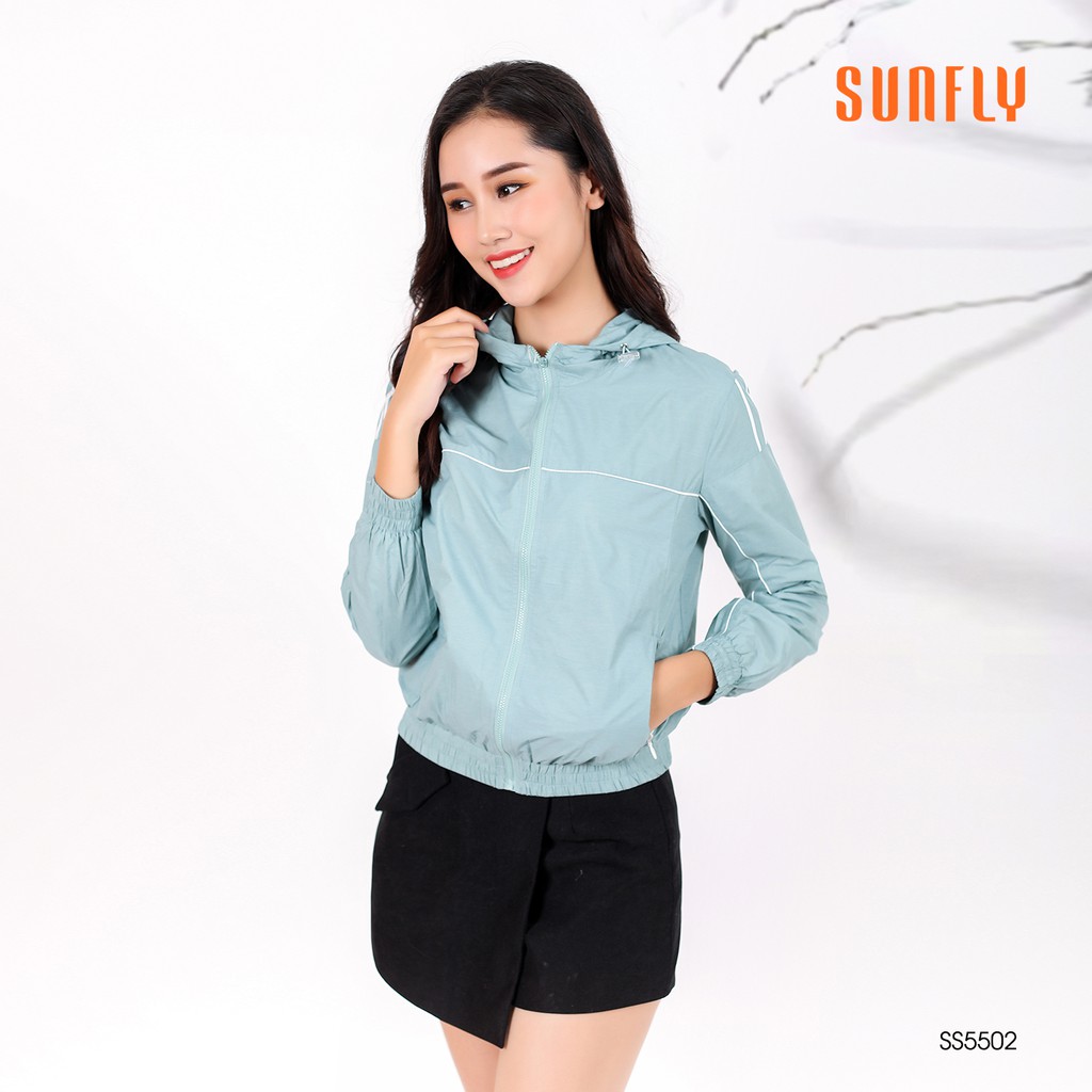 Áo gió lót lưới Sunfly có mũ áo SS5502