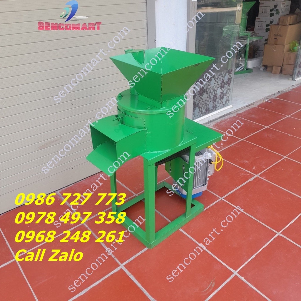 Máy xay chuối cỏ đa năng kết hợp nghiền cua ốc, ngô thóc cho gia súc