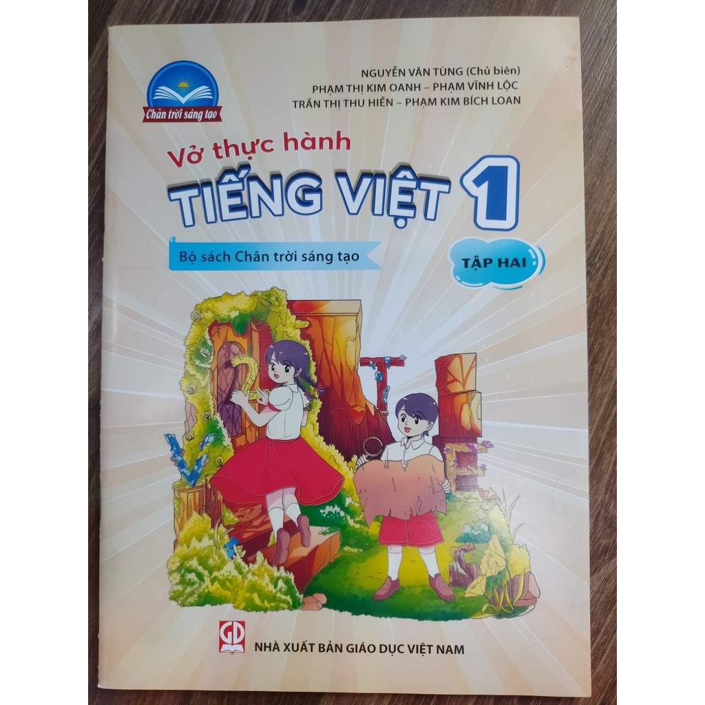 Sách - Combo Vở thực hành Tiếng Việt 1 - Tập 1 + 2 (Bộ sách Chân trời sáng tạo)