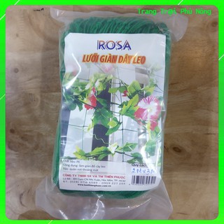 Lưới Giàn Dây Leo Rosa cho Dưa leo, Mướp, Bầu, Bí, Khổ Qua - Kích Thước 2mx3m