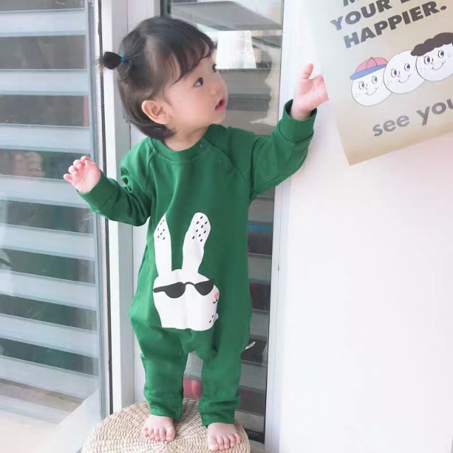 Body dài tay hình thú cho bé