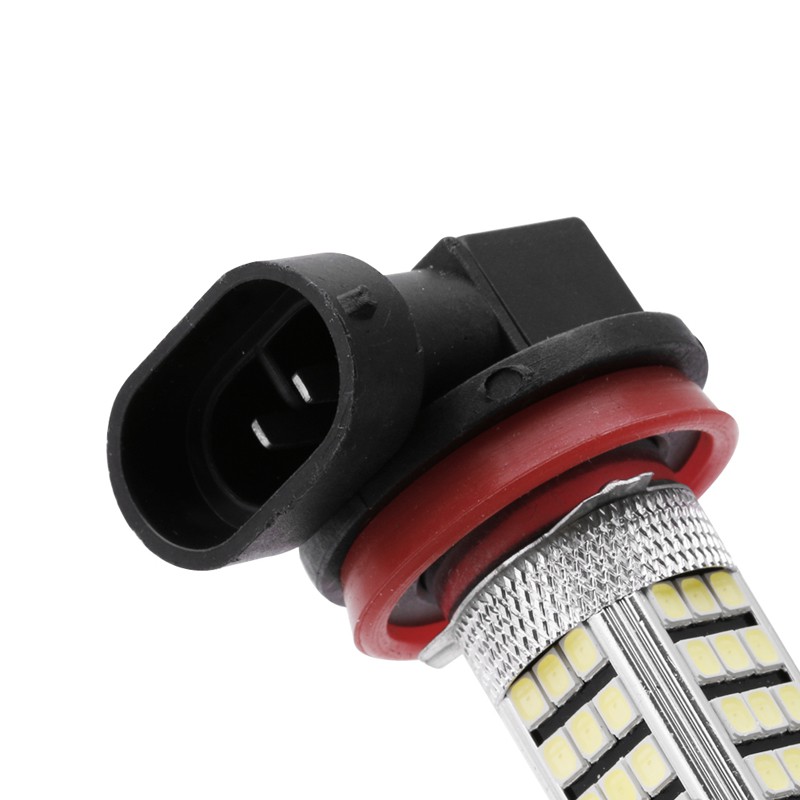 Đèn sương mù DC 12V H11 2835 63 LED 6000K màu trắng cho xe hơi