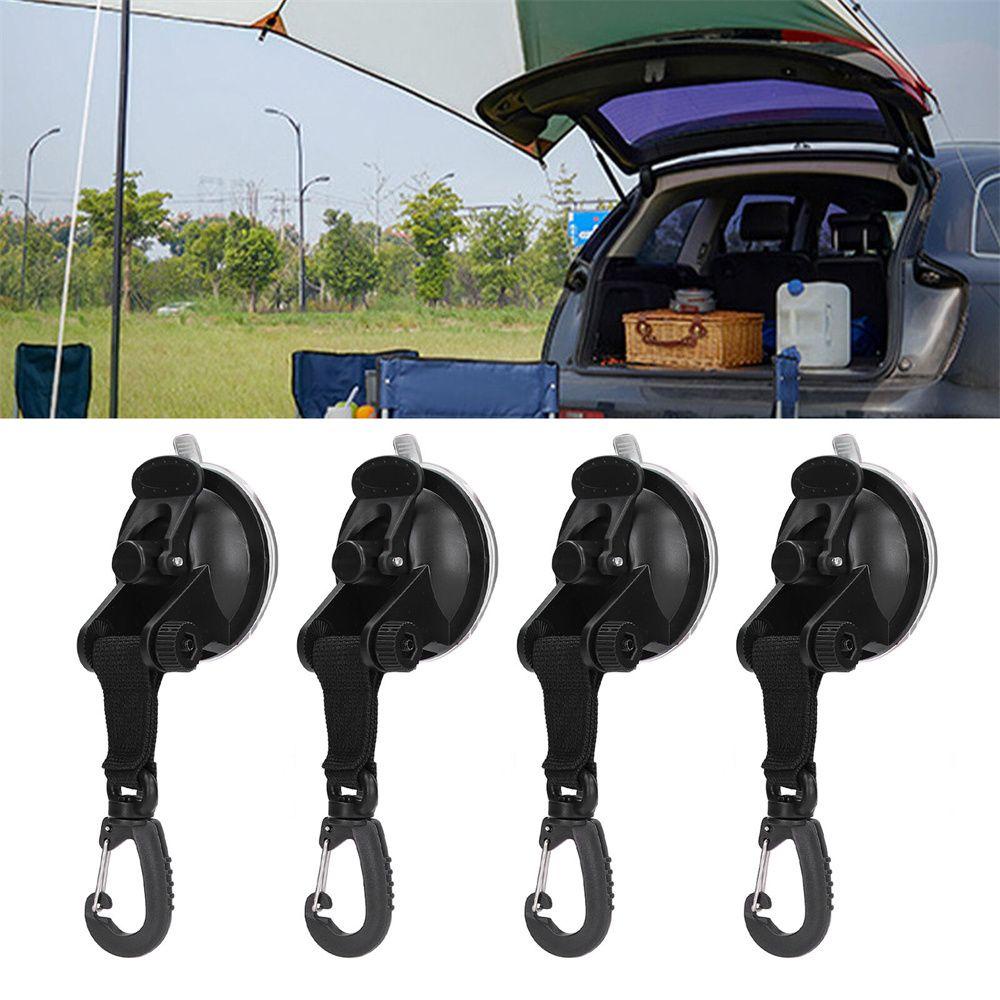 Set 4 Móc Hít Chân Không Bằng Nhựa ABS Tiện Dụng Khi Đi Cắm Trại