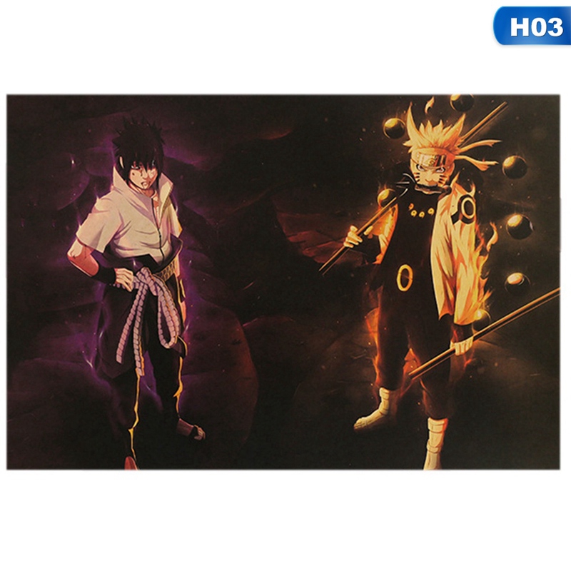 Áp Phích Treo Tường In Hình Nhân Vật Anime Naruto