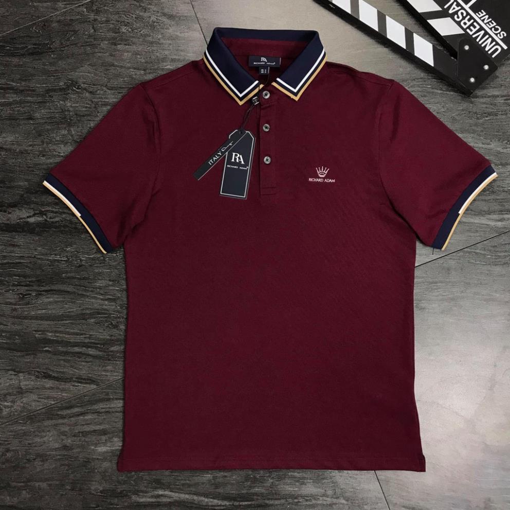 Áo Polo Nam vải Cá sấu CVC Cao Cấp RICHARD ADAM thêu ngực phong cách sang trọng