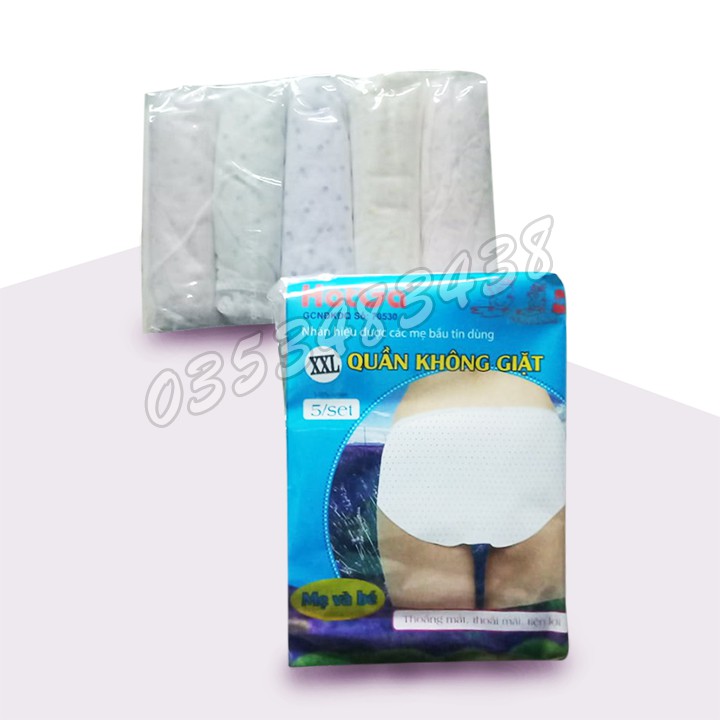 Bộ 5 quần lót giấy cho mẹ sau sinh Hotga | BigBuy360 - bigbuy360.vn