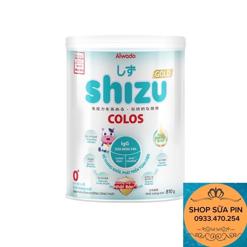 Tặng chảo elmich - COMBO 8 lon shizu colos 0, 1. 810g