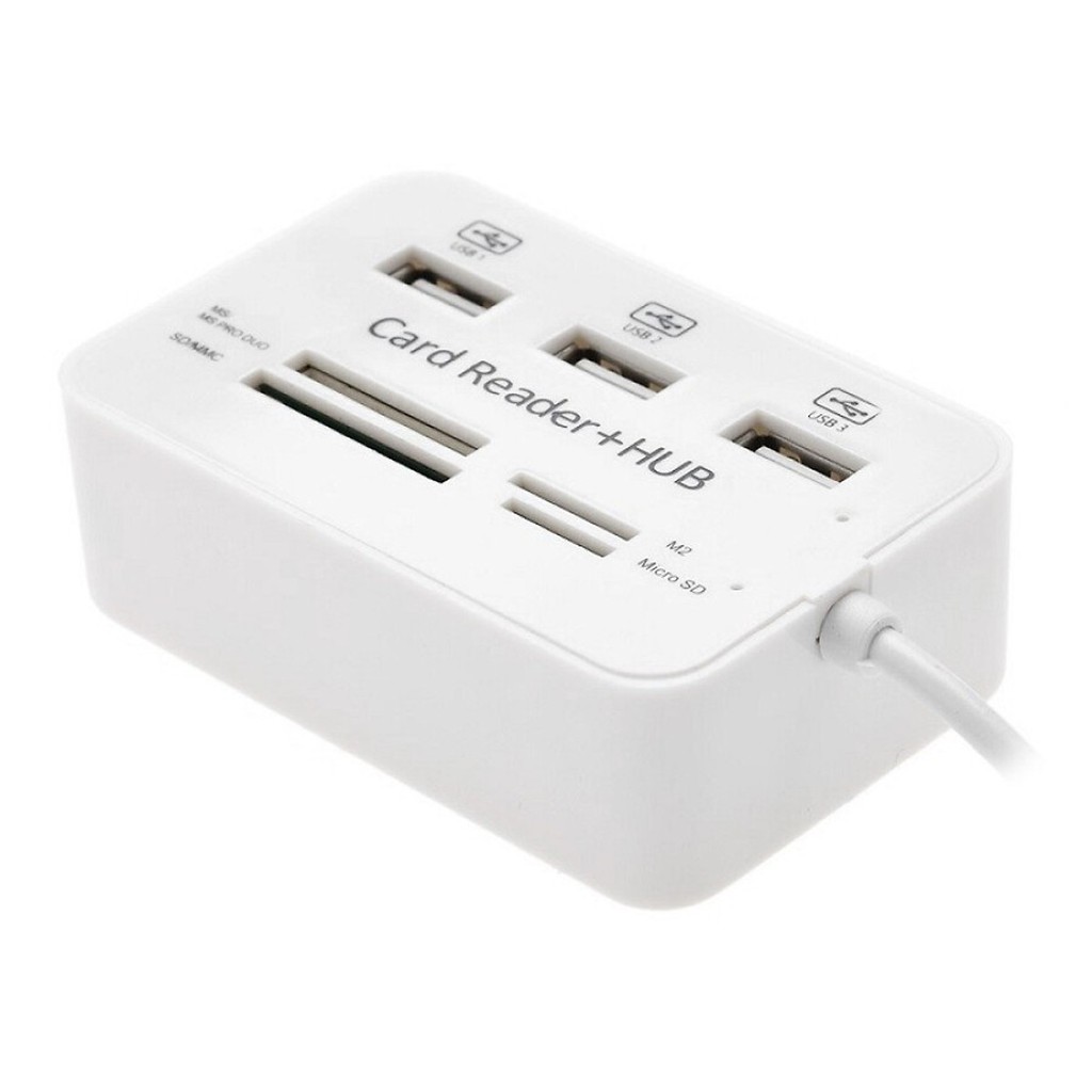 Đầu Đọc Thẻ Nhớ Usb 2.0 + Usb Hub