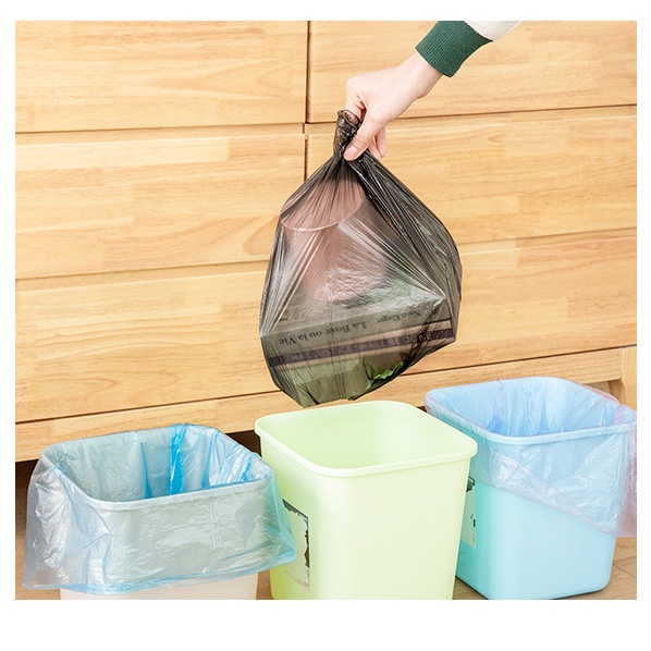 𝐒𝐞́𝐭 𝟓 𝐜𝐮𝐨̣̂𝐧 túi đựng rác 𝟒𝟓 𝐱 𝟓𝟎 𝐜𝐦, túi đựng rác tự hủy sinh học