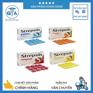 Strepsils Hộp 24 Viên hỗ Trợ Giảm Ho Đau Họng Hiệu Quả