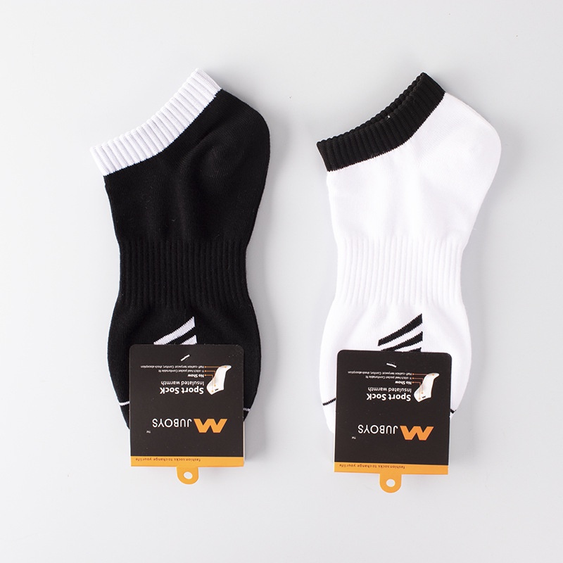 Đôi Vớ cotton Thấm Hút Mồ Hôi Thiết Kế Đơn Giản Thời Trang Xuân Hè Mới Cho Nam