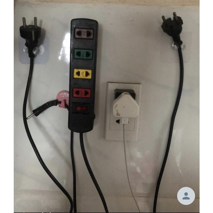 Thanh trượt gắn tường giữ ổ điện,các thiết bị điện tử khác,treo ổ điện,giá đỡ ổ cắm điện tiện dụng