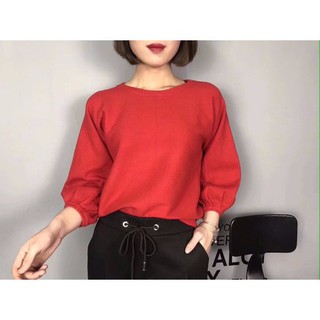 [RẺ VÔ ĐỊCH] Áo Len Bom Tay Lỡ Siêu Xinh