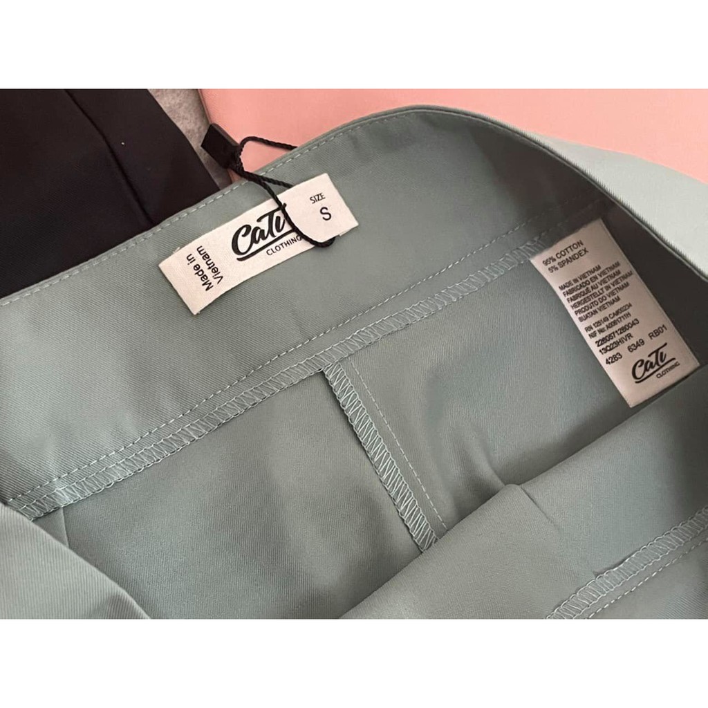 Quần culottes Cati đính cúc - kiểu óng rộng và mềm rủ