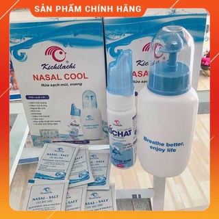 Bình rửa mũi NASAL COOL và 1 bình xịt mũi