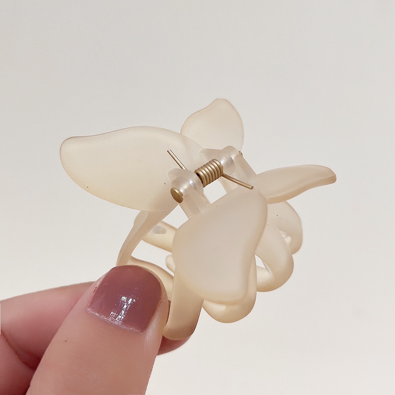 Kẹp Tóc Hình Bướm Trong Suốt Phong Cách Hàn Quốc Dễ Thương