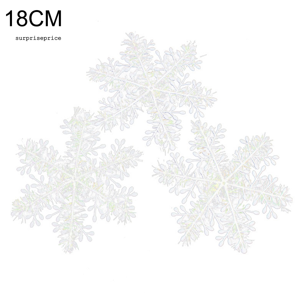 Set 3 bông tuyết trang trí giáng sinh 8/ 11/ 15/ 18/ 23cm